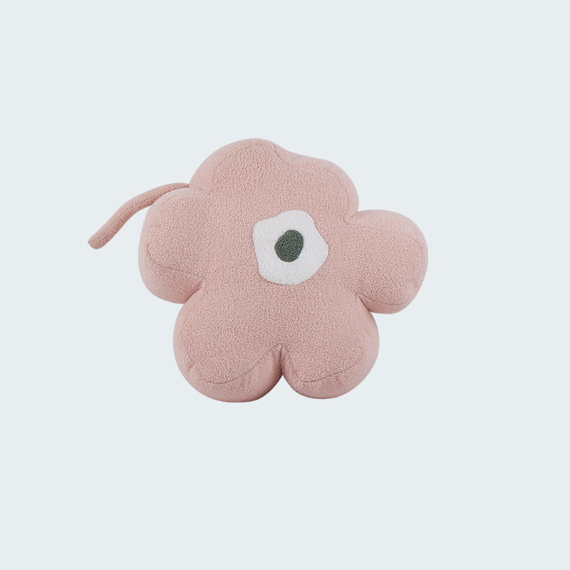 Moderne pouf osmanische Samtpolsterte, tränenfeste Blumenform Ottomane