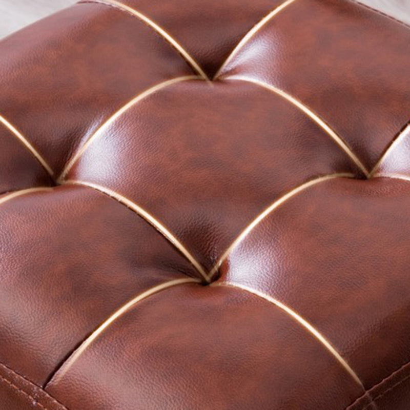 Yellow Modern Standard Stain Resistant Square Indoor Standard Clearhalo 'furn' 'furn_ottomans_poufs' 'Furniture' 'Living Room Furniture' 'Ottomans & Poufs' 'ottomans_poufs' 6848538