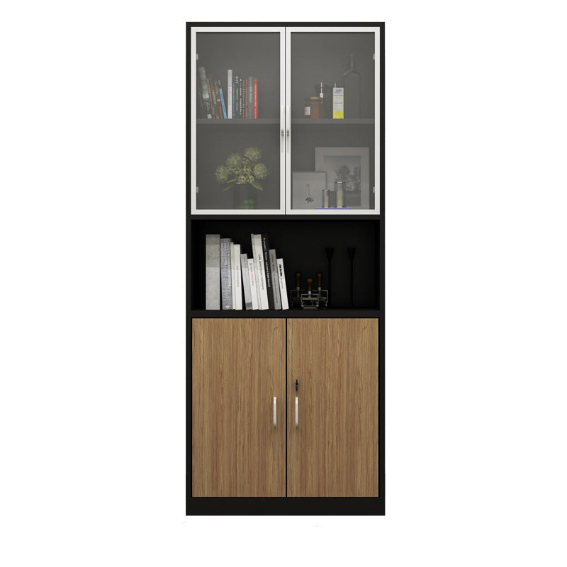 Gabinetto di legno tradizionale Gabinetto in legno Gabinet verticale con blocco chiave per l'ufficio