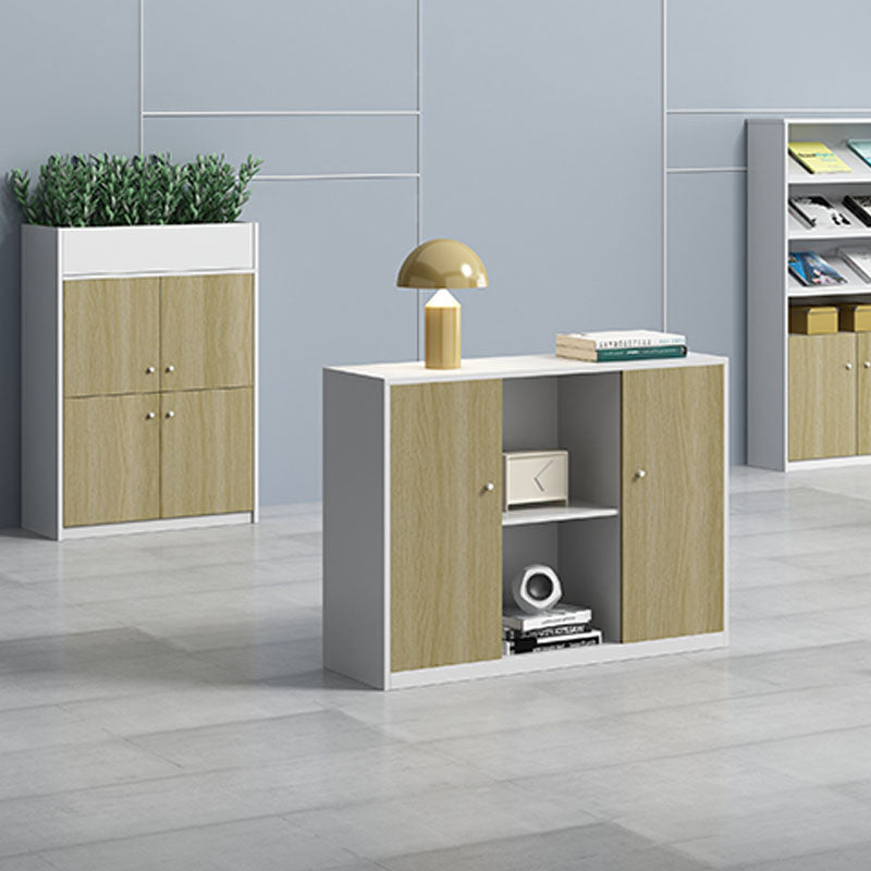 Mobile moderno di contrasto di archiviazione Abbigliamento in legno per l'ufficio di casa