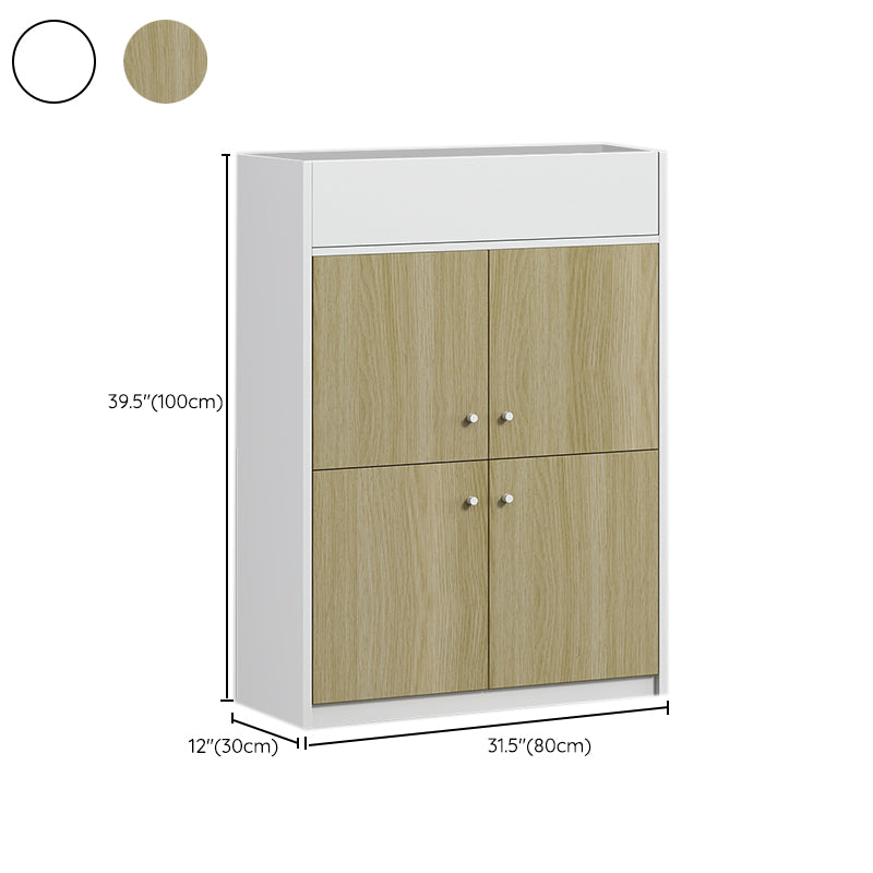 Mobile moderno di contrasto di archiviazione Abbigliamento in legno per l'ufficio di casa