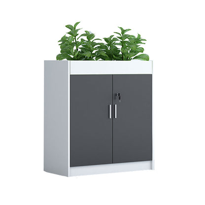 Gabinetto di file contemporaneo Cravatta in legno Lock Lock File laterale per ufficio