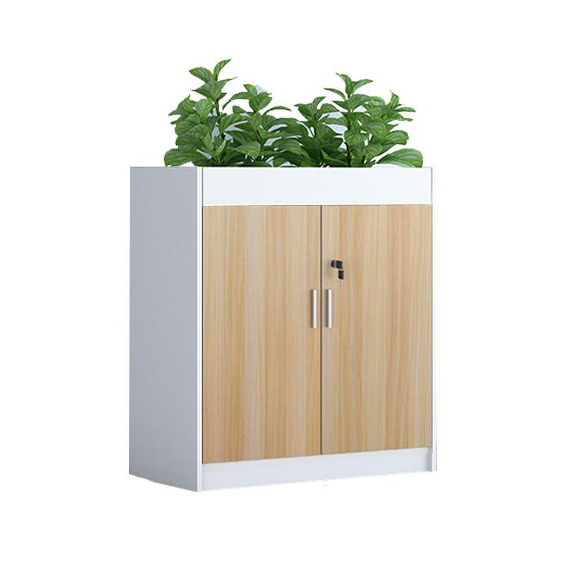 Gabinetto di file contemporaneo Cravatta in legno Lock Lock File laterale per ufficio
