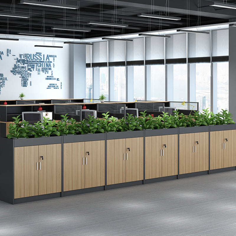 Gabinetto di file contemporaneo Cravatta in legno Lock Lock File laterale per ufficio