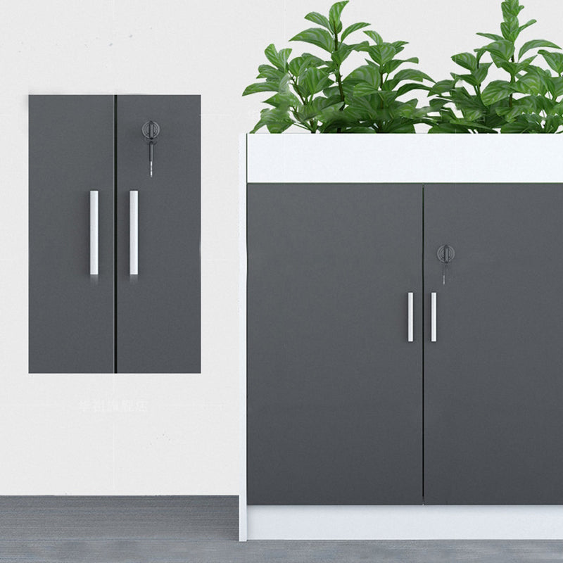 Gabinetto di file contemporaneo Cravatta in legno Lock Lock File laterale per ufficio