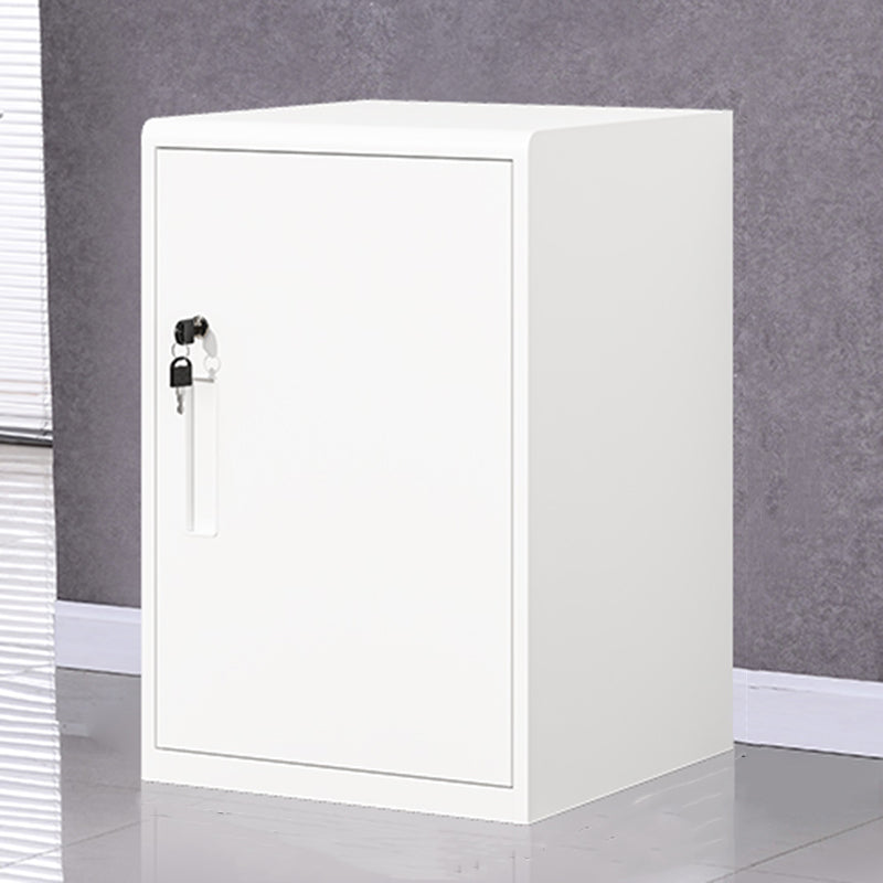 Gabinetto di file verticale in metallo classico con cassetti di bloccaggio