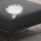 Nordic Style Faux Leather Chaise Recessed Arms Chaise in Solid Color Clearhalo 'Chairs & Seating' 'Chaise Lounge' 'chaise_lounge' 'furn' 'furn_chaise_lounge' 'Furniture' 'Living Room Furniture' 6850991