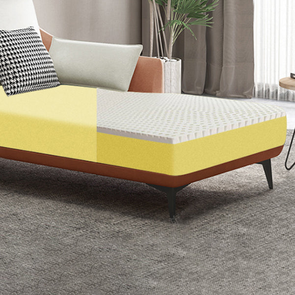 Nordic Style Faux Leather Chaise Recessed Arms Chaise in Solid Color Clearhalo 'Chairs & Seating' 'Chaise Lounge' 'chaise_lounge' 'furn' 'furn_chaise_lounge' 'Furniture' 'Living Room Furniture' 6850993