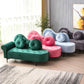 Glam Cushioned Chaise Lounge Round Arms Lounge with 2 Pillows for Living Room Clearhalo 'Chairs & Seating' 'Chaise Lounge' 'chaise_lounge' 'furn' 'furn_chaise_lounge' 'Furniture' 'Living Room Furniture' 6851004