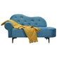 Glam Cushioned Chaise Lounge Round Arms Lounge with 2 Pillows for Living Room Royal Blue Clearhalo 'Chairs & Seating' 'Chaise Lounge' 'chaise_lounge' 'furn' 'furn_chaise_lounge' 'Furniture' 'Living Room Furniture' 6851010
