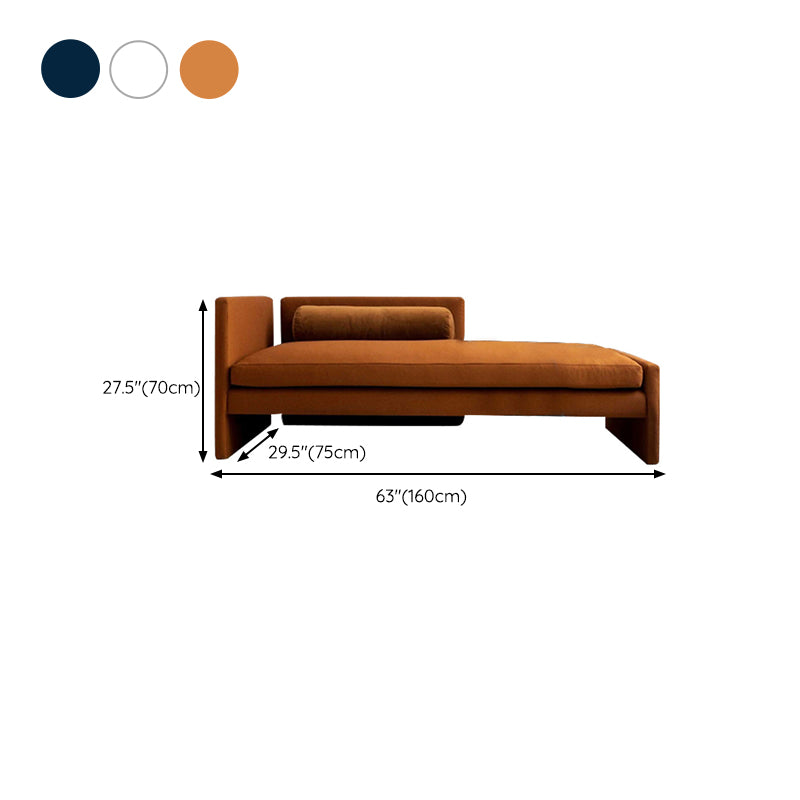 Modern Style Velvet Lounge Chair for Living Room and Bedroom Clearhalo 'Chairs & Seating' 'Chaise Lounge' 'chaise_lounge' 'furn' 'furn_chaise_lounge' 'Furniture' 'Living Room Furniture' 6851036