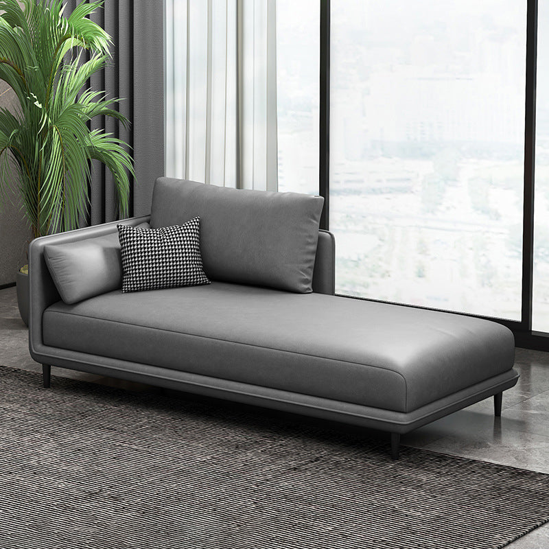 Nordic Chaise Lounge Cushioned Chaise Lounge Chair with Pillow Top Arms Clearhalo 'Chairs & Seating' 'Chaise Lounge' 'chaise_lounge' 'furn' 'furn_chaise_lounge' 'Furniture' 'Living Room Furniture' 6851060