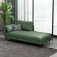 Nordic Chaise Lounge Cushioned Chaise Lounge Chair with Pillow Top Arms Dark Green Left-Arm Chaise Clearhalo 'Chairs & Seating' 'Chaise Lounge' 'chaise_lounge' 'furn' 'furn_chaise_lounge' 'Furniture' 'Living Room Furniture' 6851061