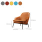 Mid-century Faux Leather ArmChair Fixed Back Flared Arms Chair Clearhalo 'Accent Chairs' 'accent_chairs' 'Chairs & Seating' 'furn' 'furn_accent_chairs' 'Furniture' 'Living Room Furniture' 6851279