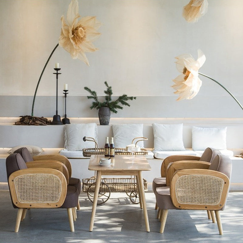 Industrial Upholstered Accent Armchair 4 Legs Wood Frame Armchair Clearhalo 'Accent Chairs' 'accent_chairs' 'Chairs & Seating' 'furn' 'furn_accent_chairs' 'Furniture' 'Living Room Furniture' 6851357