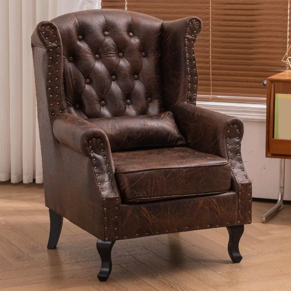 Chaise de baignade à armes roulées modernes du milieu du siècle