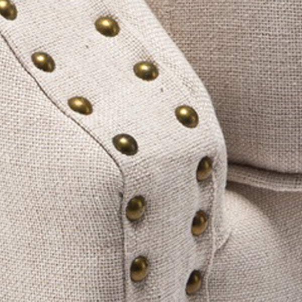 Chaise de baignade à armes roulées modernes du milieu du siècle