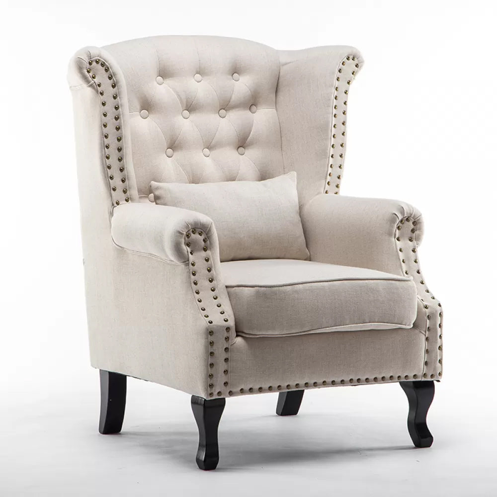 Chaise de baignade à armes roulées modernes du milieu du siècle