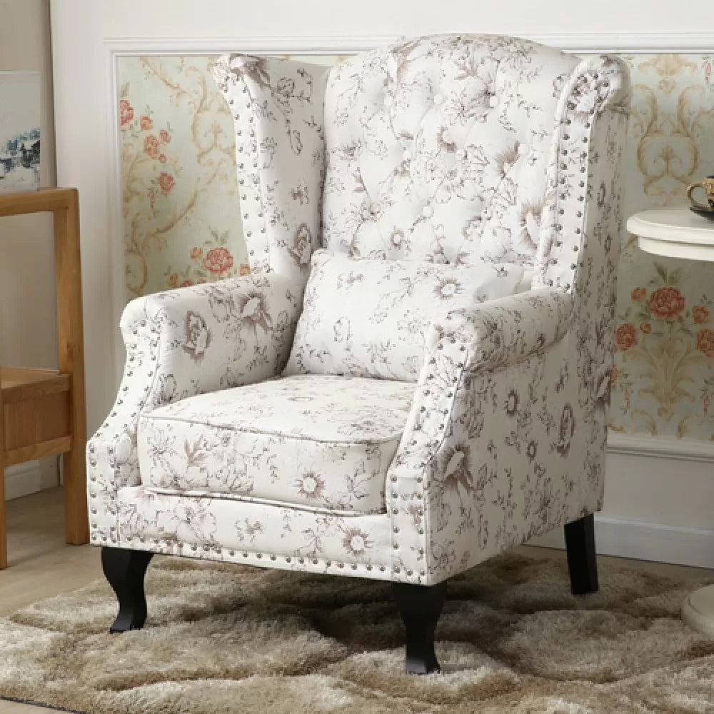 Chaise de baignade à armes roulées modernes du milieu du siècle