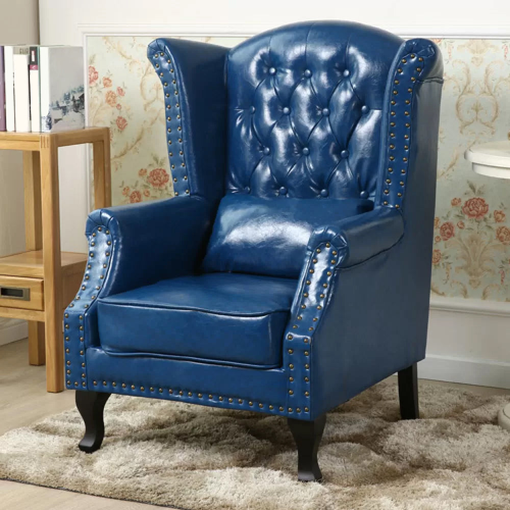 Chaise de baignade à armes roulées modernes du milieu du siècle