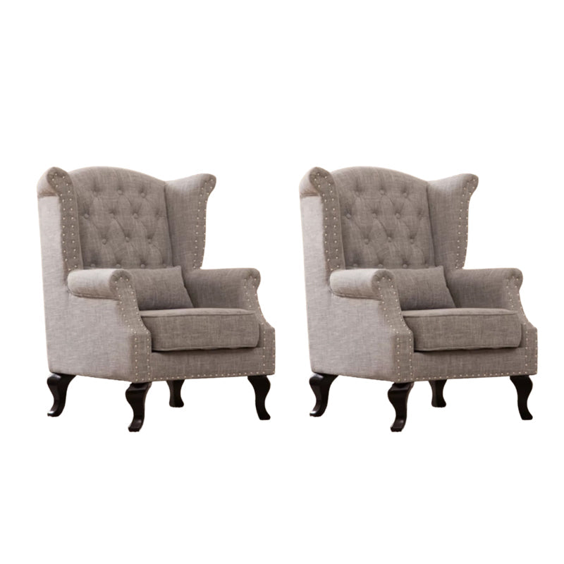 Chaise de baignade à armes roulées modernes du milieu du siècle