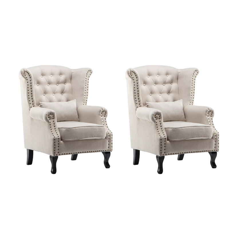 Chaise de baignade à armes roulées modernes du milieu du siècle