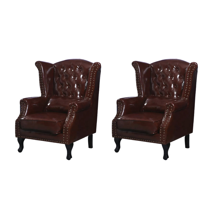 Chaise de baignade à armes roulées modernes du milieu du siècle