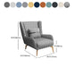 Glam Style Pu Leather Wingback Chair Pillow Back Flared Arm Chair Clearhalo 'Accent Chairs' 'accent_chairs' 'Chairs & Seating' 'furn' 'furn_accent_chairs' 'Furniture' 'Living Room Furniture' 6851677