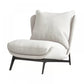 Mid-century Modern Leather Slipper Accent Chair Pillow Back Armless Chair Off-White 1 Piece Clearhalo 'Accent Chairs' 'accent_chairs' 'Chairs & Seating' 'furn' 'furn_accent_chairs' 'Furniture' 'Living Room Furniture' 6851818