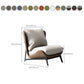 Mid-century Modern Leather Slipper Accent Chair Pillow Back Armless Chair Clearhalo 'Accent Chairs' 'accent_chairs' 'Chairs & Seating' 'furn' 'furn_accent_chairs' 'Furniture' 'Living Room Furniture' 6851844