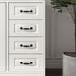 White Standard Cabinet Solid Wood Storage Cabinet with Drawer Clearhalo 'Cabinets & Chests' 'cabinets_chests' 'furn' 'furn_cabinets_chests' 'Furniture' 'Living Room Furniture' 6851932