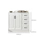 White Standard Cabinet Solid Wood Storage Cabinet with Drawer Clearhalo 'Cabinets & Chests' 'cabinets_chests' 'furn' 'furn_cabinets_chests' 'Furniture' 'Living Room Furniture' 6851936
