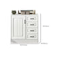 White Standard Cabinet Solid Wood Storage Cabinet with Drawer Clearhalo 'Cabinets & Chests' 'cabinets_chests' 'furn' 'furn_cabinets_chests' 'Furniture' 'Living Room Furniture' 6851938