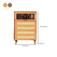 Industrial Wicker Rattan Accent Cabinet Solid Wood Storage Cabinet Clearhalo 'Cabinets & Chests' 'cabinets_chests' 'furn' 'furn_cabinets_chests' 'Furniture' 'Living Room Furniture' 6851955