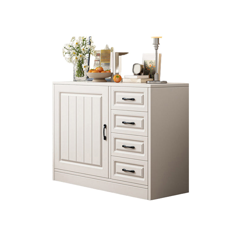 Modern White Rectangle Accent Cabinet Solid Wood Storage Cabinet Clearhalo 'Cabinets & Chests' 'cabinets_chests' 'furn' 'furn_cabinets_chests' 'Furniture' 'Living Room Furniture' 6851963