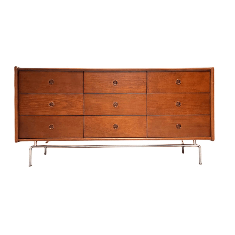 Mid-Century Modern Rectangle Accent Cabinet Solid Wood Storage Cabinet Clearhalo 'Cabinets & Chests' 'cabinets_chests' 'furn' 'furn_cabinets_chests' 'Furniture' 'Living Room Furniture' 6851980