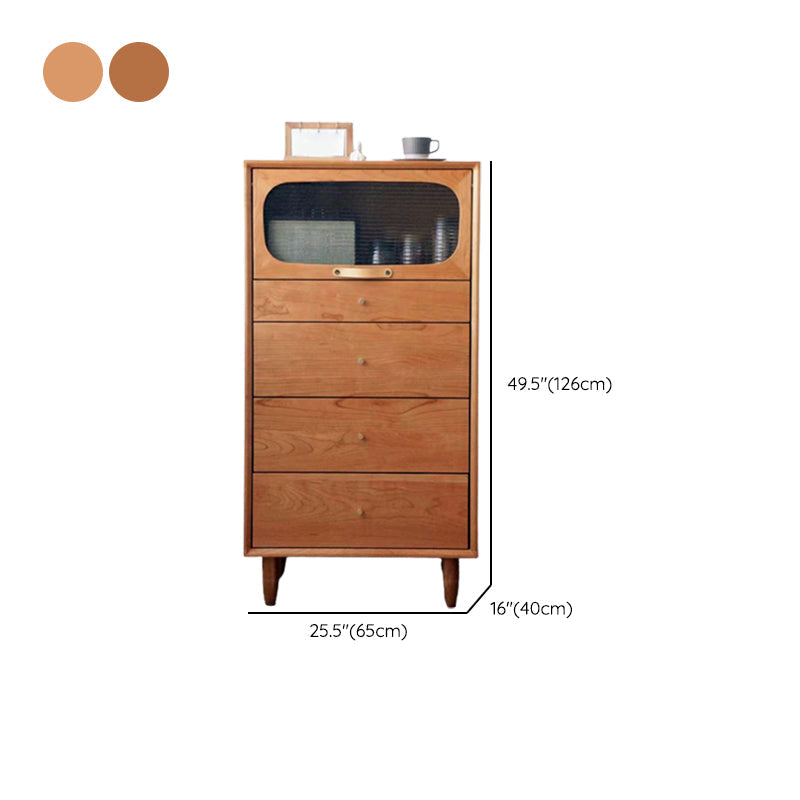 Industrial Rectangle Accent Cabinet Solid Wood Storage Cabinet Clearhalo 'Cabinets & Chests' 'cabinets_chests' 'furn' 'furn_cabinets_chests' 'Furniture' 'Living Room Furniture' 6851998