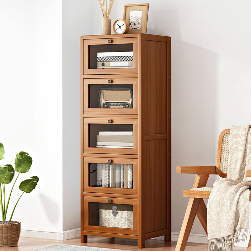 Modern Rectangle Accent Cabinet Glass Scratch Resistant Storage Cabinet Clearhalo 'Cabinets & Chests' 'cabinets_chests' 'furn' 'furn_cabinets_chests' 'Furniture' 'Living Room Furniture' 6851999