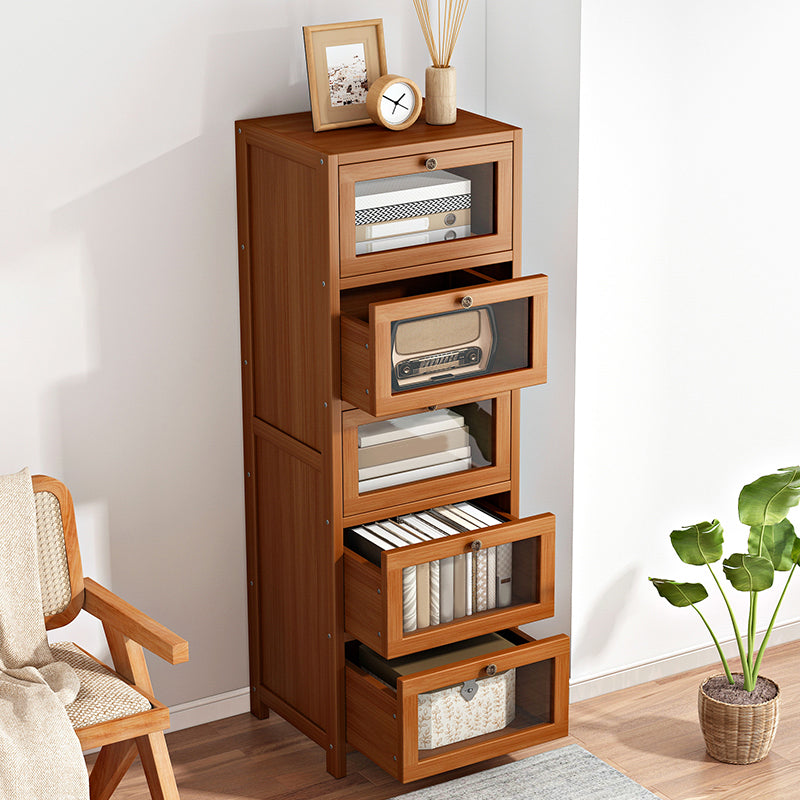 Modern Rectangle Accent Cabinet Glass Scratch Resistant Storage Cabinet Clearhalo 'Cabinets & Chests' 'cabinets_chests' 'furn' 'furn_cabinets_chests' 'Furniture' 'Living Room Furniture' 6852002