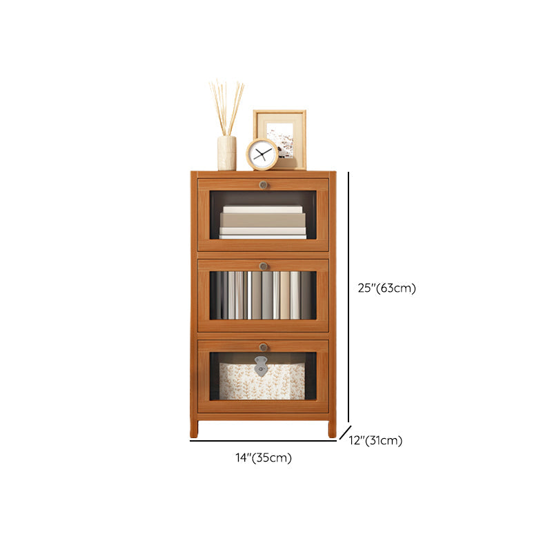 Modern Rectangle Accent Cabinet Glass Scratch Resistant Storage Cabinet Clearhalo 'Cabinets & Chests' 'cabinets_chests' 'furn' 'furn_cabinets_chests' 'Furniture' 'Living Room Furniture' 6852010