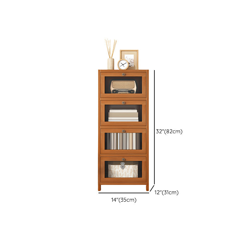 Modern Rectangle Accent Cabinet Glass Scratch Resistant Storage Cabinet Clearhalo 'Cabinets & Chests' 'cabinets_chests' 'furn' 'furn_cabinets_chests' 'Furniture' 'Living Room Furniture' 6852011