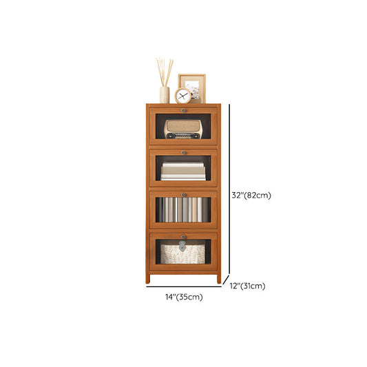 Modern Rectangle Accent Cabinet Glass Scratch Resistant Storage Cabinet Clearhalo 'Cabinets & Chests' 'cabinets_chests' 'furn' 'furn_cabinets_chests' 'Furniture' 'Living Room Furniture' 6852011
