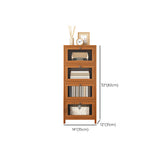 Modern Rectangle Accent Cabinet Glass Scratch Resistant Storage Cabinet Clearhalo 'Cabinets & Chests' 'cabinets_chests' 'furn' 'furn_cabinets_chests' 'Furniture' 'Living Room Furniture' 6852011