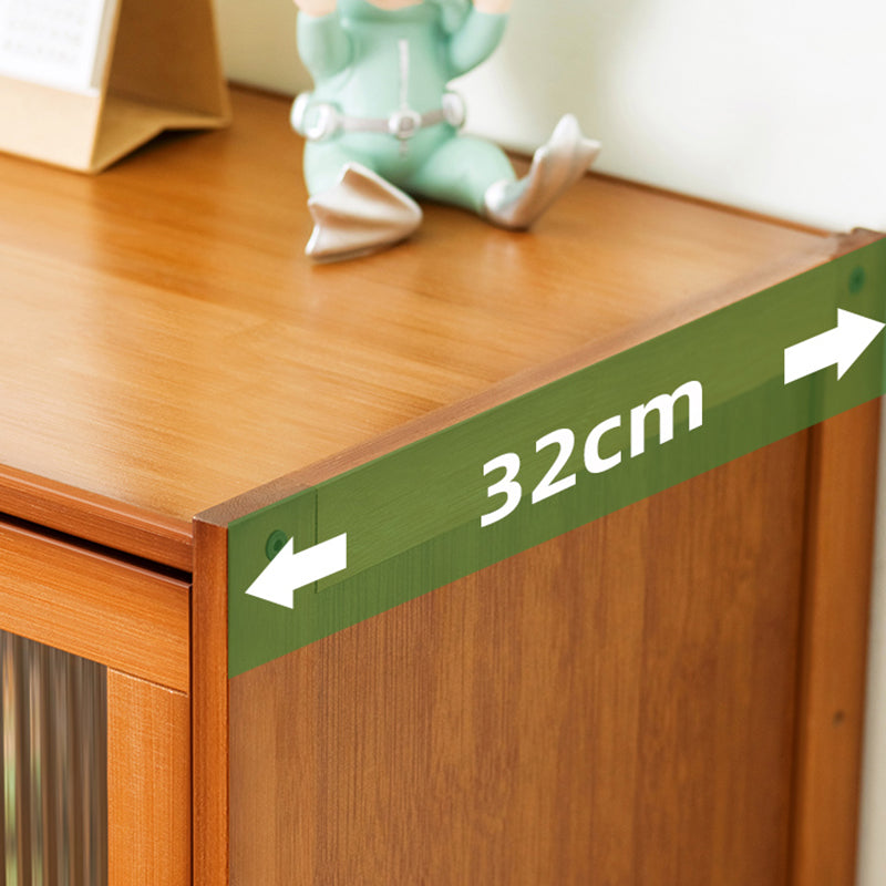 Industrial Rectangle Cabinet Glass Scratch Resistant Storage Cabinet Clearhalo 'Cabinets & Chests' 'cabinets_chests' 'furn' 'furn_cabinets_chests' 'Furniture' 'Living Room Furniture' 6852028