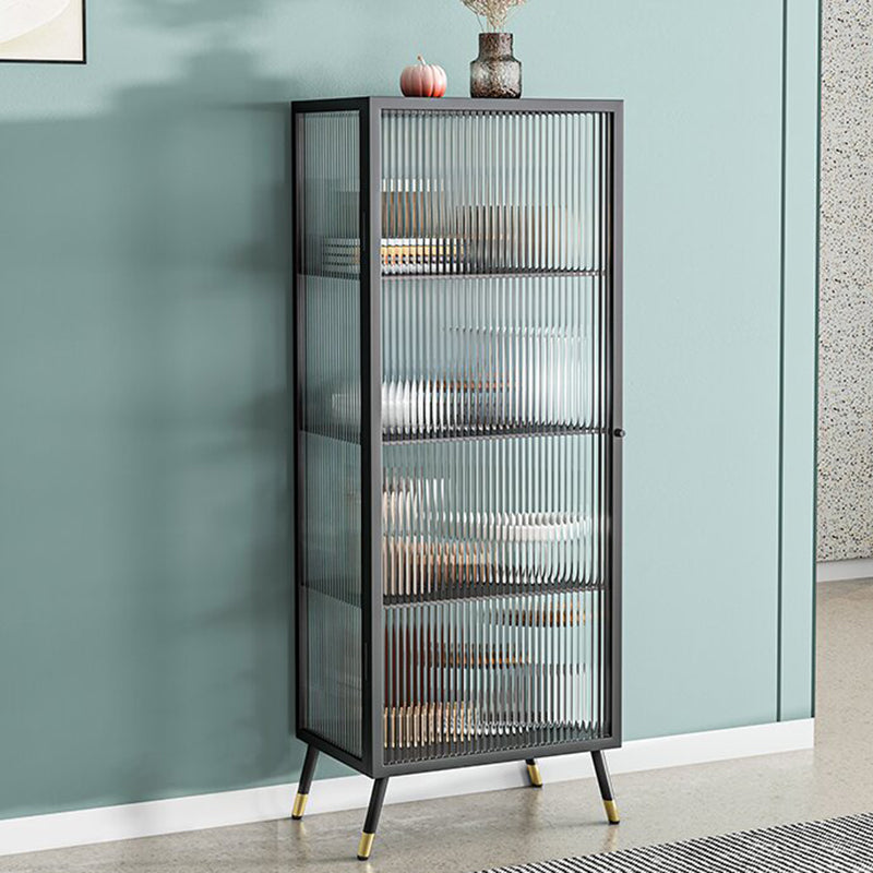 Industrial Rectangle Cabinet Glass Water Resistant Storage Cabinet Clearhalo 'Cabinets & Chests' 'cabinets_chests' 'furn' 'furn_cabinets_chests' 'Furniture' 'Living Room Furniture' 6852038