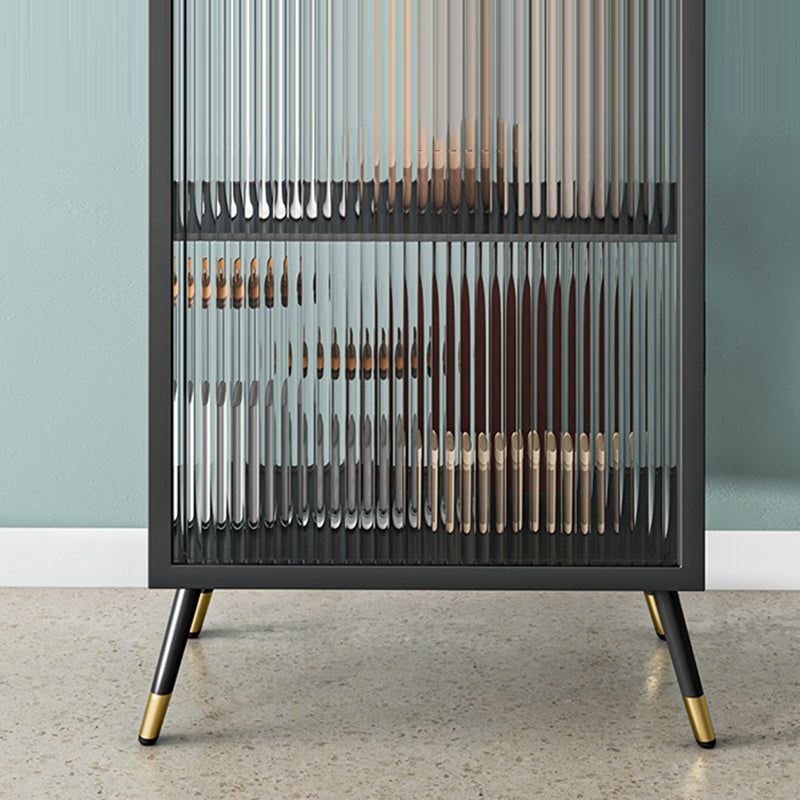 Industrial Rectangle Cabinet Glass Water Resistant Storage Cabinet Clearhalo 'Cabinets & Chests' 'cabinets_chests' 'furn' 'furn_cabinets_chests' 'Furniture' 'Living Room Furniture' 6852043