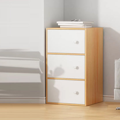 Contemporary Rectangle Storage Cabinet with Wooden Knobs Doors Natural Clearhalo 'Cabinets & Chests' 'cabinets_chests' 'furn' 'furn_cabinets_chests' 'Furniture' 'Living Room Furniture' 6852062