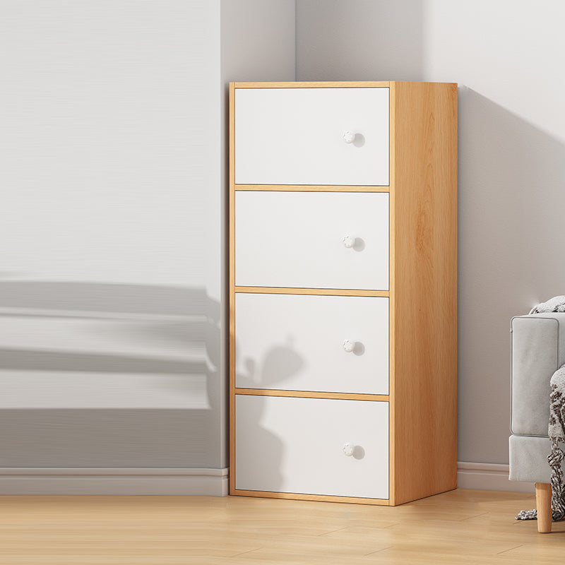 Contemporary Rectangle Storage Cabinet with Wooden Knobs Doors Natural Clearhalo 'Cabinets & Chests' 'cabinets_chests' 'furn' 'furn_cabinets_chests' 'Furniture' 'Living Room Furniture' 6852063