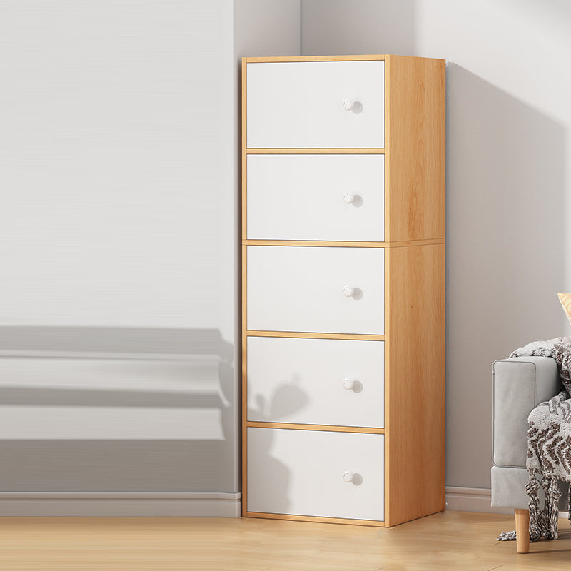 Contemporary Rectangle Storage Cabinet with Wooden Knobs Doors Natural Clearhalo 'Cabinets & Chests' 'cabinets_chests' 'furn' 'furn_cabinets_chests' 'Furniture' 'Living Room Furniture' 6852064