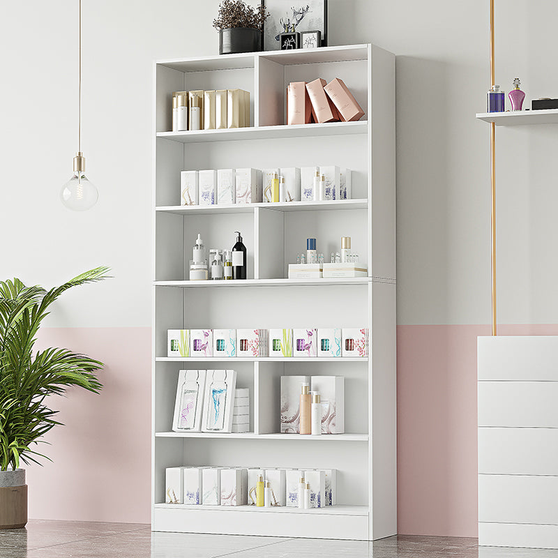 Contemporary Rectangle Wooden Cabinet with Shelves Storage Cabinet 23.6"L x 9.8"W x 70.1"H White Cabinet Not Included Clearhalo 'Cabinets & Chests' 'cabinets_chests' 'furn' 'furn_cabinets_chests' 'Furniture' 'Living Room Furniture' 6852097